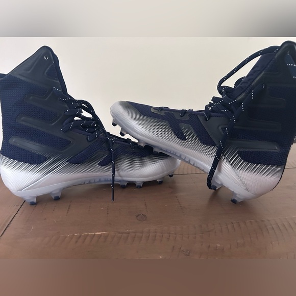 Under Armour Highlight MC Dark Navy Football Cleats - Size 9 NEW - Picture 6 of 9